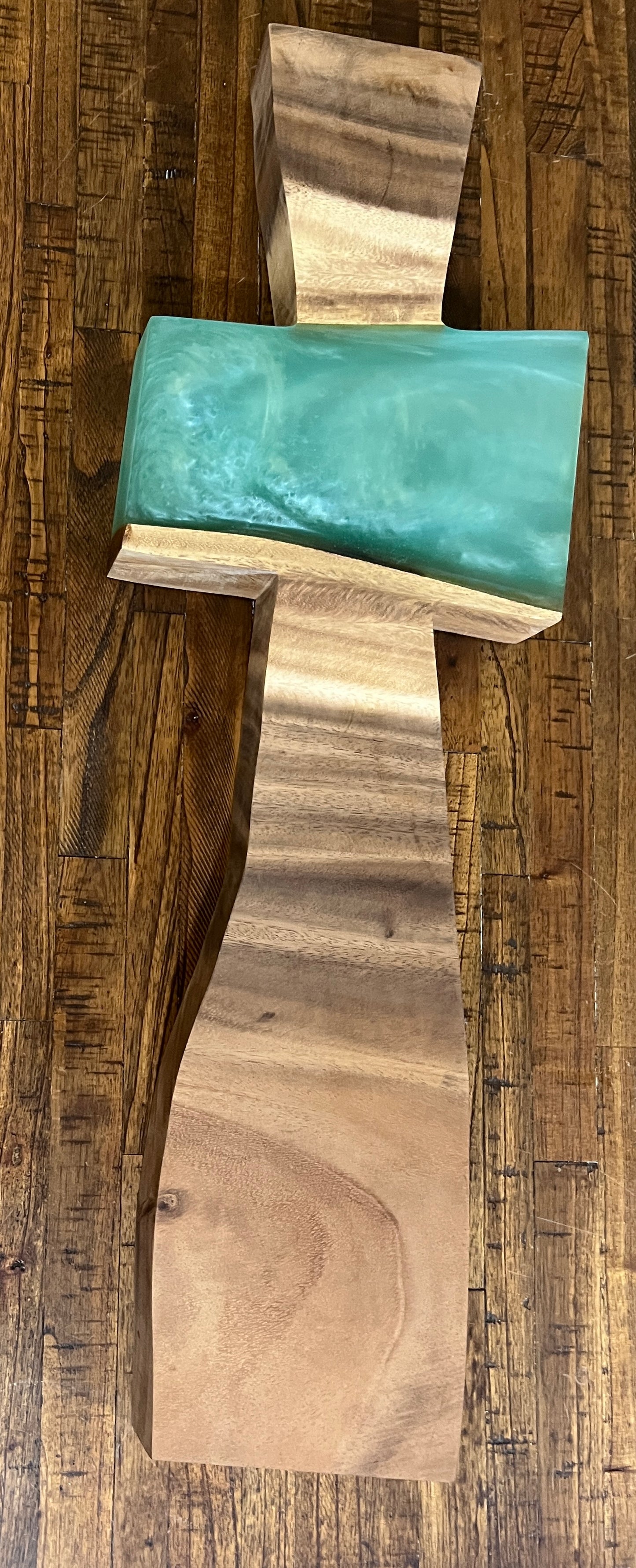 10x31 in Rainbow Poplar Cross